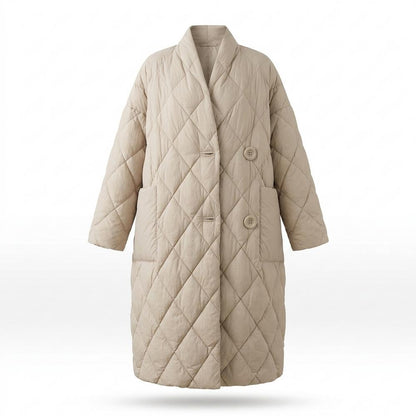 Allsaints Leather - Almin | Quilted Relaxed-Fit Coat Women