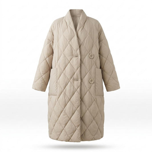 Allsaints Leather - Almin | Quilted Relaxed-Fit Coat Women