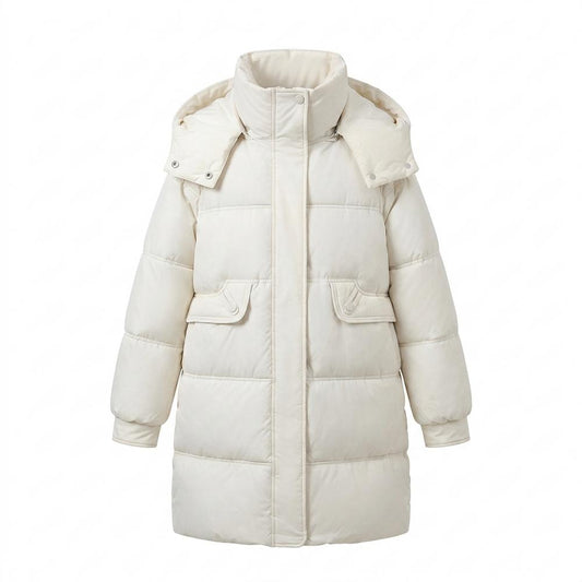 Allsaints Leather - Velev | Padded Hooded Coat Women