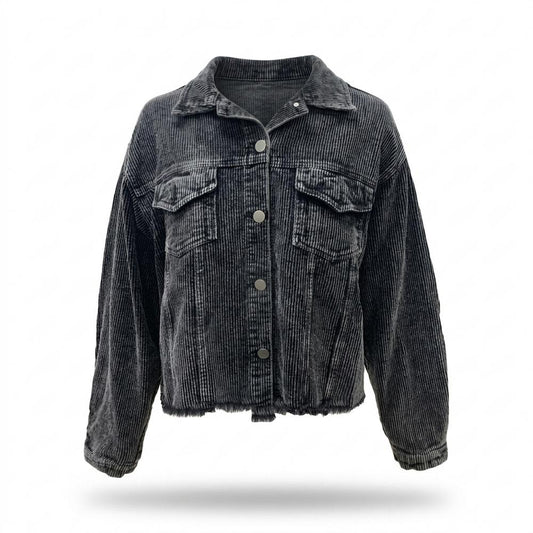 Allsaints Leather - Mikar | Corduroy Washed Jacket Women
