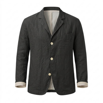 Allsaints Leather - Sasol | Single-Breasted Relaxed-Fit Blazer Men