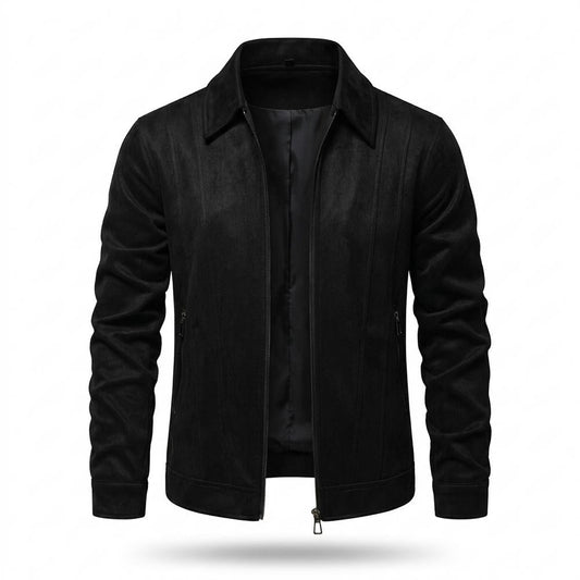 Allsaints Leather - Caken | Sueded Zip-Up Jacket Men