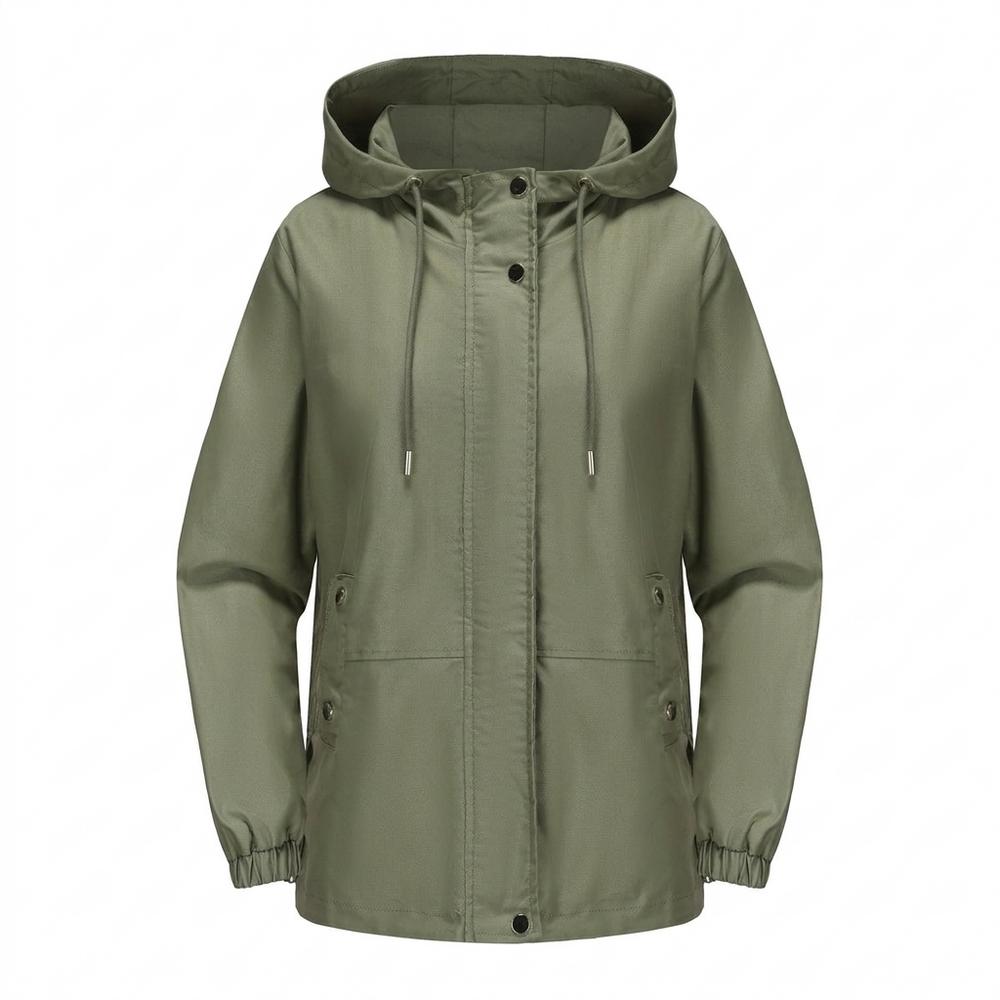 Allsaints Leather - Sasel | Hooded Buttoned Jacket Women