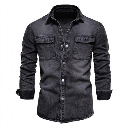Allsaints Leather - Lator | Washed Button-Front Shirt Men