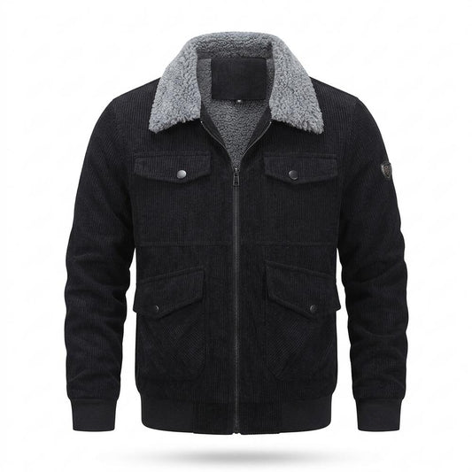 Allsaints Leather - Lonav | Corduroy Sherpa-Lined Jacket Men