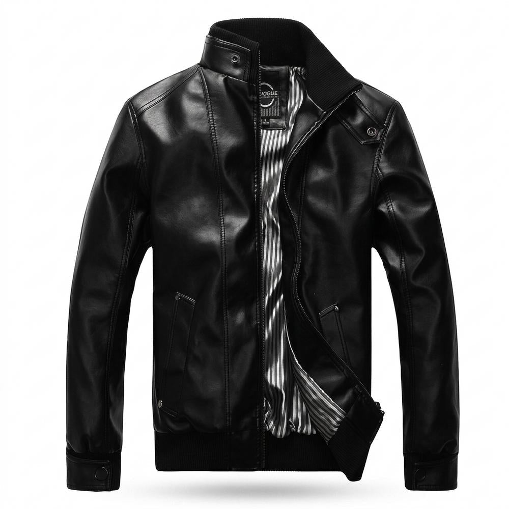 Allsaints Leather - Ramor | Lined Fitted Leather Jacket Men