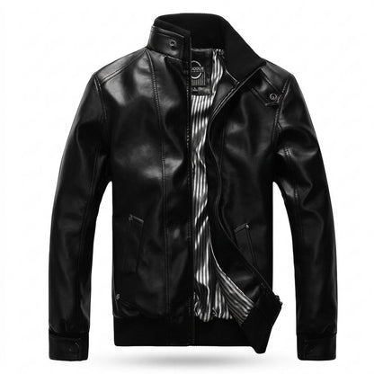 Allsaints Leather - Ramor | Lined Fitted Leather Jacket Men