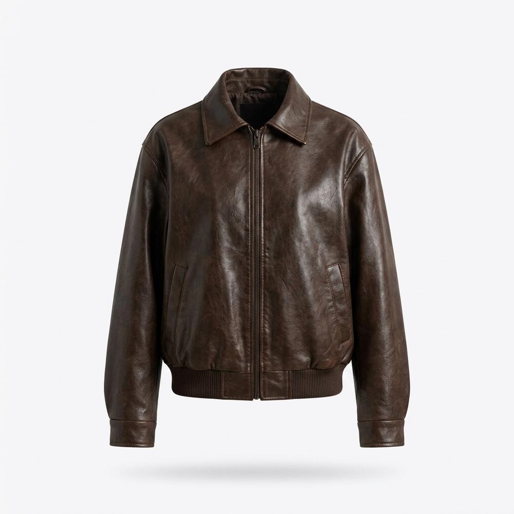 Allsaints Leather - Zenal | Zip-Up Collared Leather Jacket Women