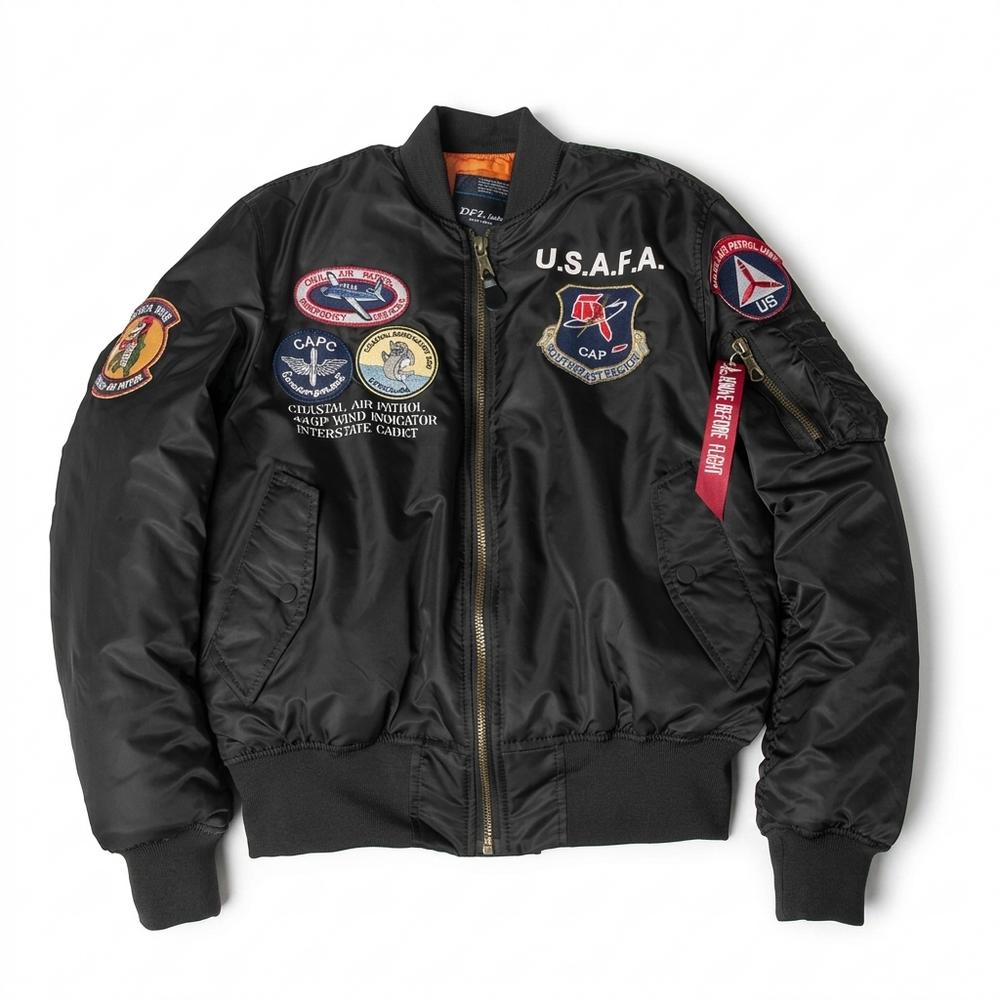 Allsaints Leather - Tifuk | Embroidered Padded Jacket Unisex