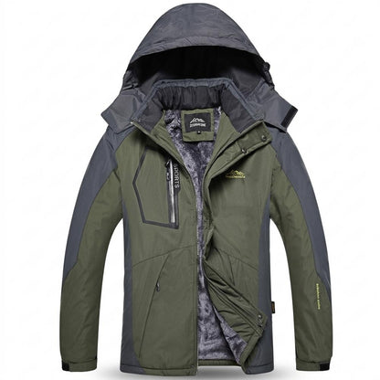 Allsaints Leather - Dolet | Fleece-Lined Hooded Jacket Men