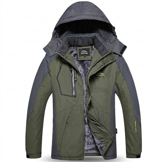 Allsaints Leather - Dolet | Fleece-Lined Hooded Jacket Men
