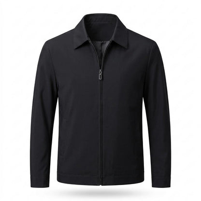 Allsaints Leather - Zarev | Zip-Up Collared Jacket Men