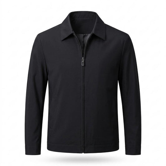 Allsaints Leather - Zarev | Zip-Up Collared Jacket Men
