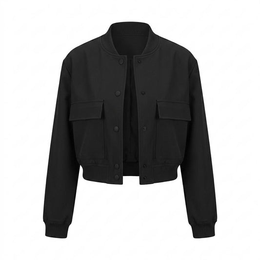 Allsaints Leather - Aibol | Cropped Button-Up Jacket Women
