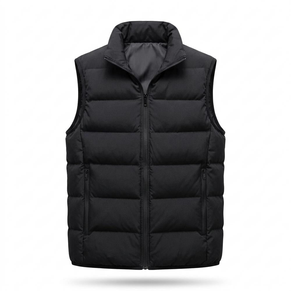 Allsaints Leather - Zeken | Quilted Padded Vest Men