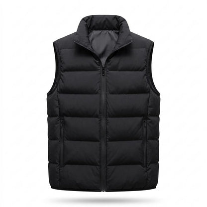 Allsaints Leather - Zeken | Quilted Padded Vest Men