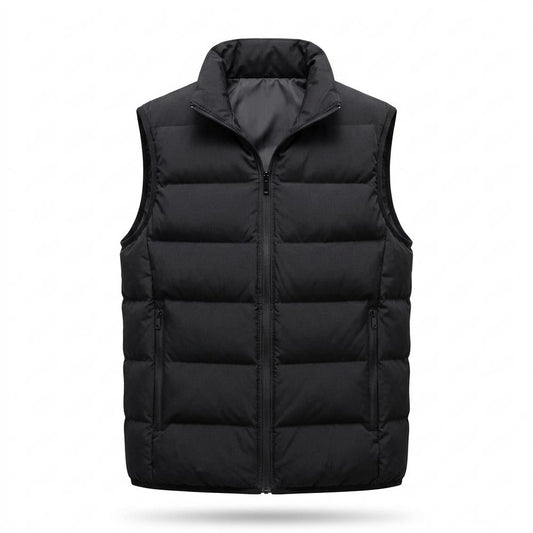 Allsaints Leather - Zeken | Quilted Padded Vest Men