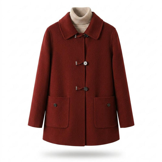 Allsaints Leather - Varam | Woolen Toggle-Closure Coat Women