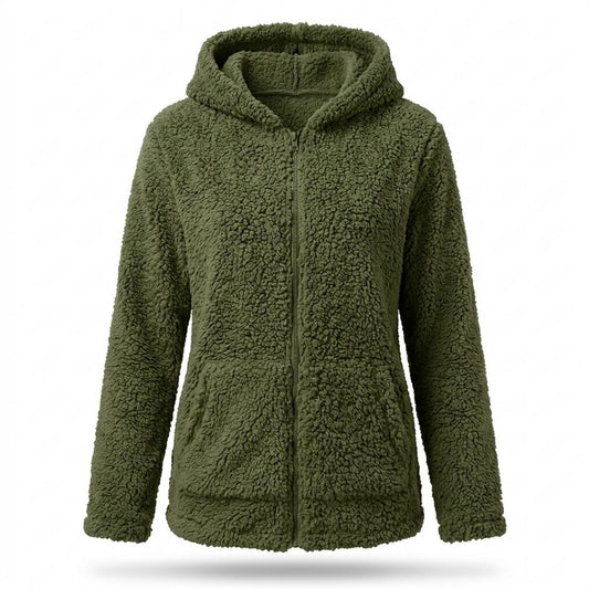 Allsaints Leather - Casil | Plush Zip-Up Jacket Women