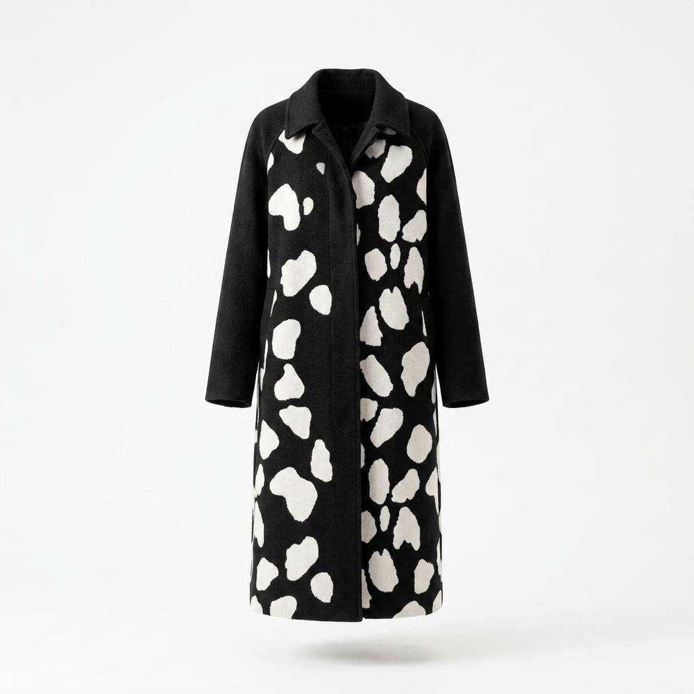 Allsaints Leather - Mamir | Spotted Paneled Coat Women