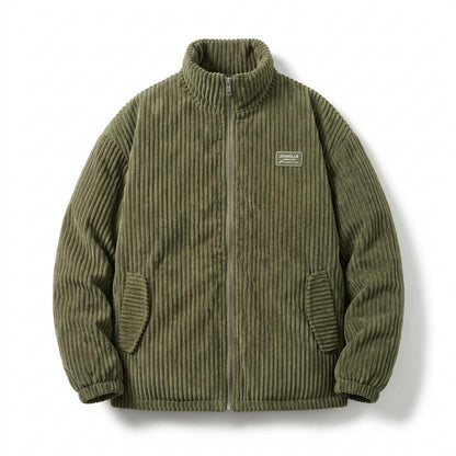 Allsaints Leather - Sasan | Corduroy Zip-Up Jacket Men