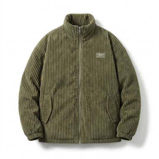 Allsaints Leather - Sasan | Corduroy Zip-Up Jacket Men