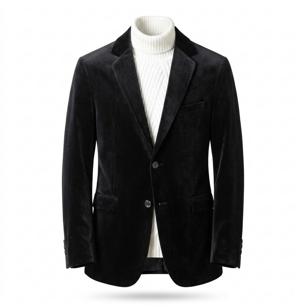 Allsaints Leather - Kekar | Velvet Slim-Fit Blazer Men