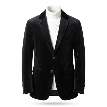 Allsaints Leather - Kekar | Velvet Slim-Fit Blazer Men