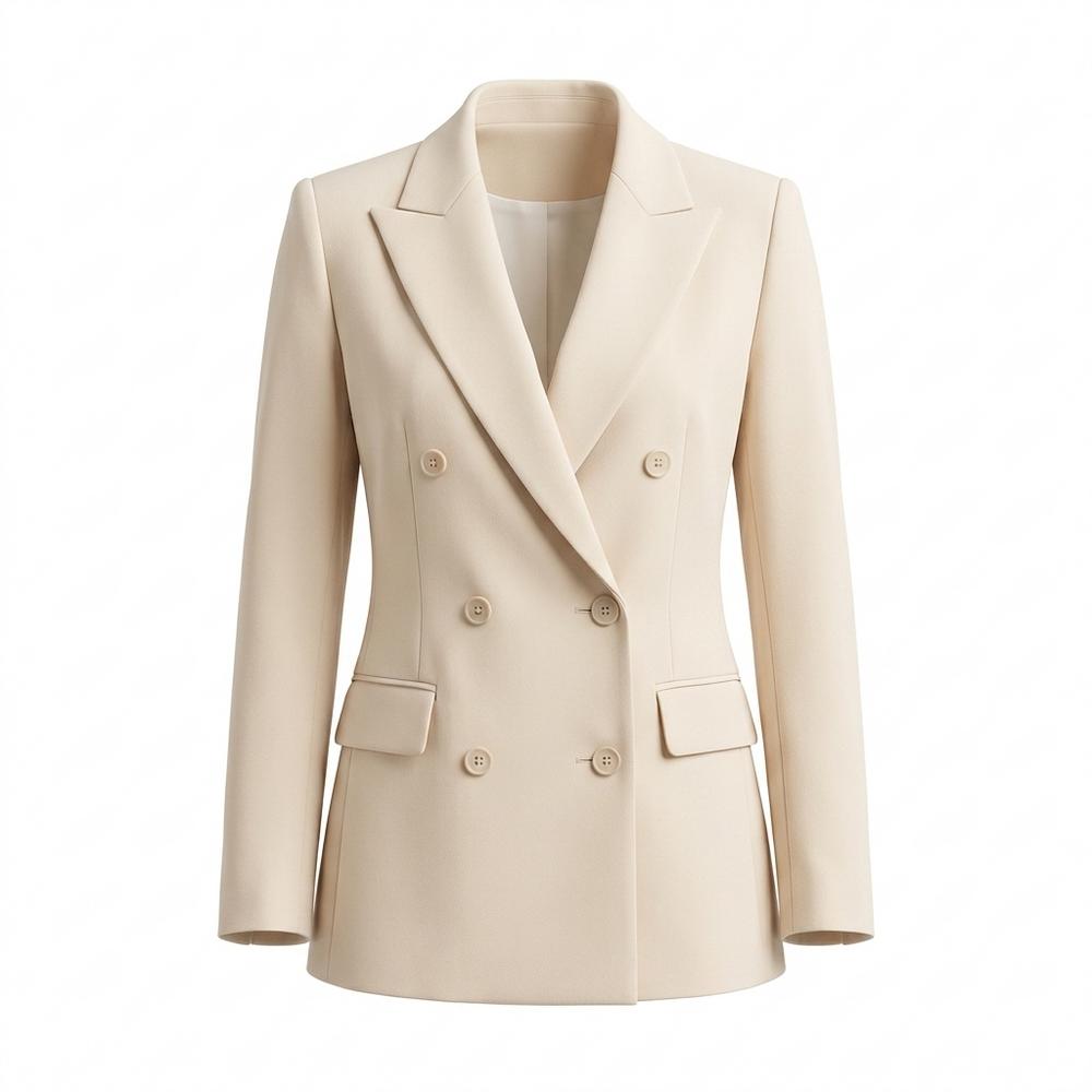 Allsaints Leather - Nesol | Double-Breasted Tailored Blazer Women