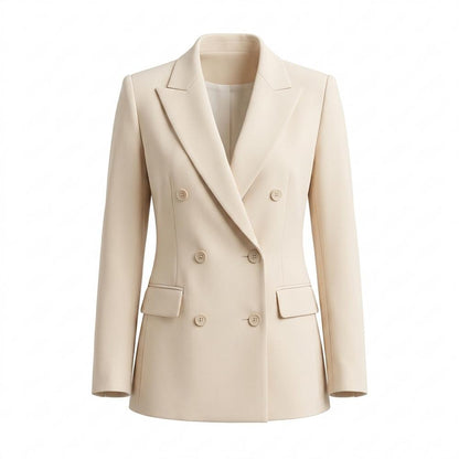Allsaints Leather - Nesol | Double-Breasted Tailored Blazer Women