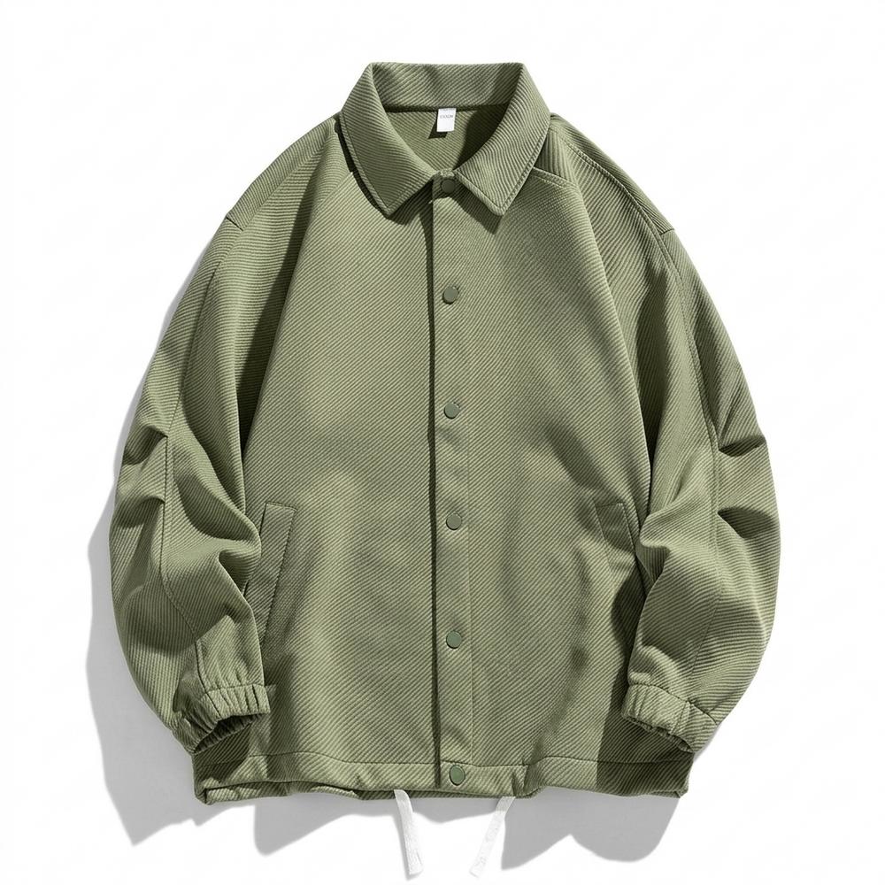 Allsaints Leather - Neken | Textured Button-Up Jacket Unisex
