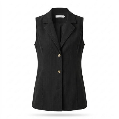 Allsaints Leather - Elmel | Corduroy Sleeveless Vest Women