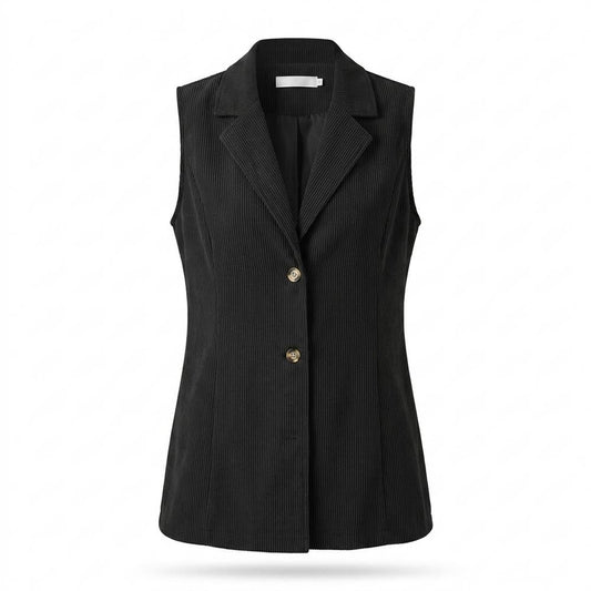 Allsaints Leather - Elmel | Corduroy Sleeveless Vest Women