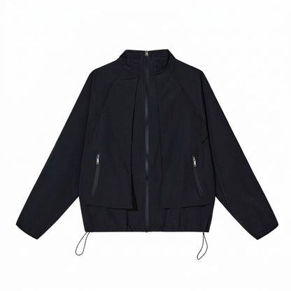 Allsaints Leather - Zanor | Zip-Up High-Collar Jacket Unisex