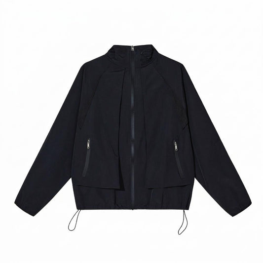 Allsaints Leather - Zanor | Zip-Up High-Collar Jacket Unisex