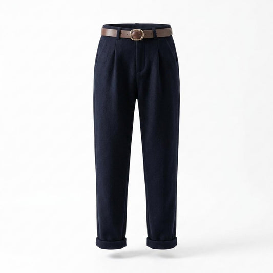 Allsaints Leather - Vogal | Pleated High-Waisted Pants Women