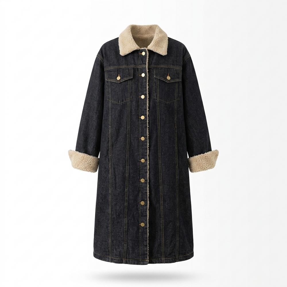 Allsaints Leather - Lomin | Sherpa-Lined Longline Coat Women