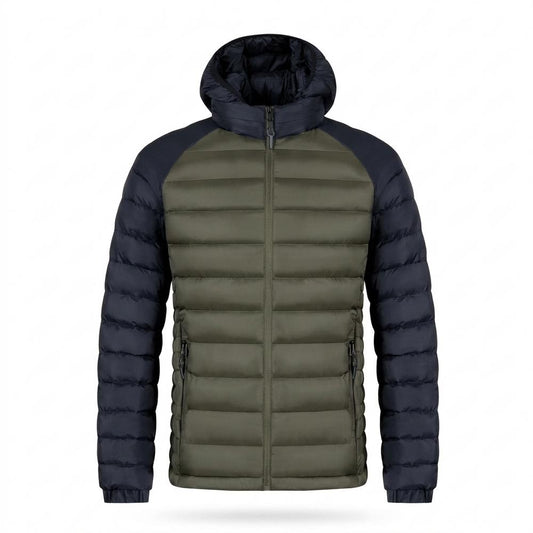 Allsaints Leather - Milar | Quilted Two-Tone Jacket Men