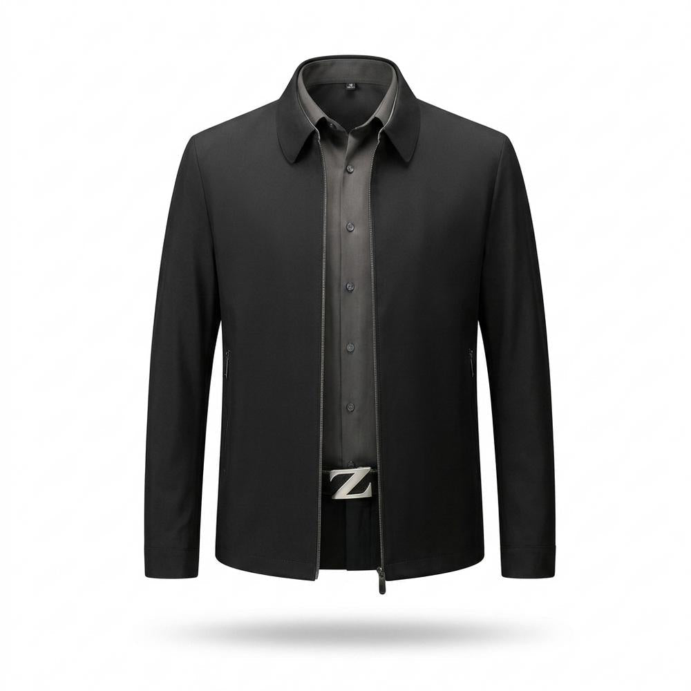 Allsaints Leather - Kalar | Zip-Up Collared Jacket Men