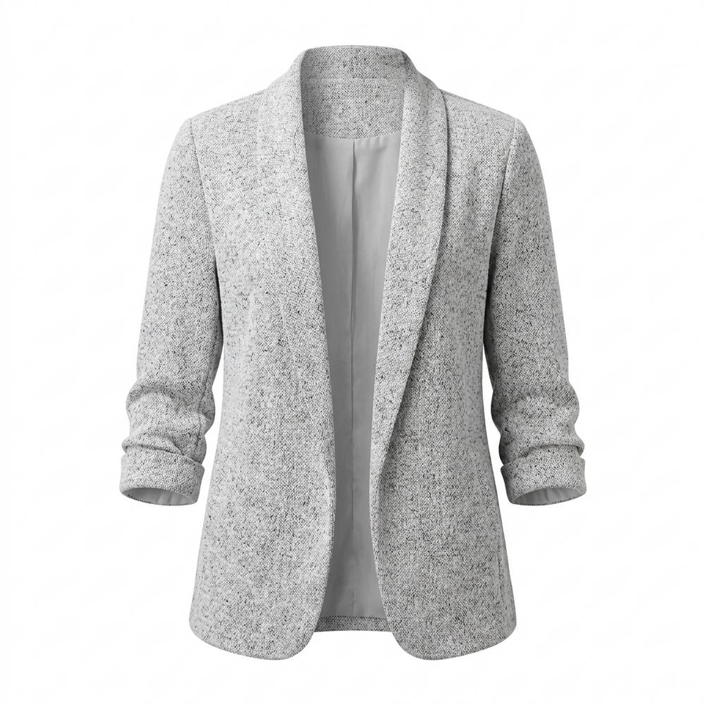 Allsaints Leather - Nikar | Heathered Open-Front Blazer Women