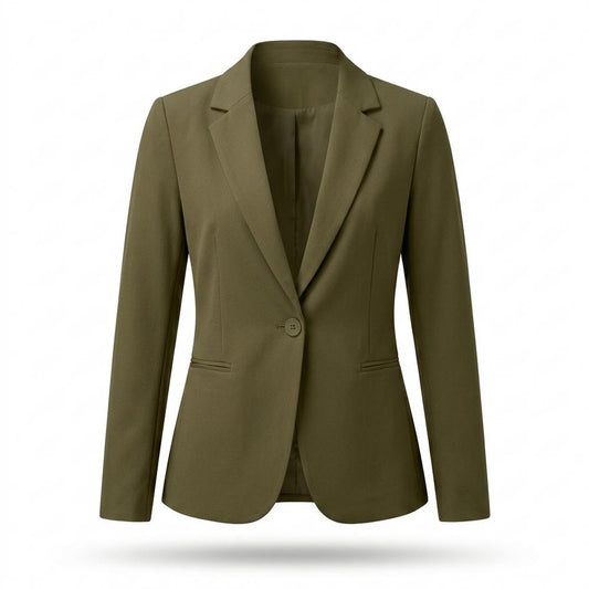 Allsaints Leather - Alven | Single-Breasted Notched Lapel Blazer Women