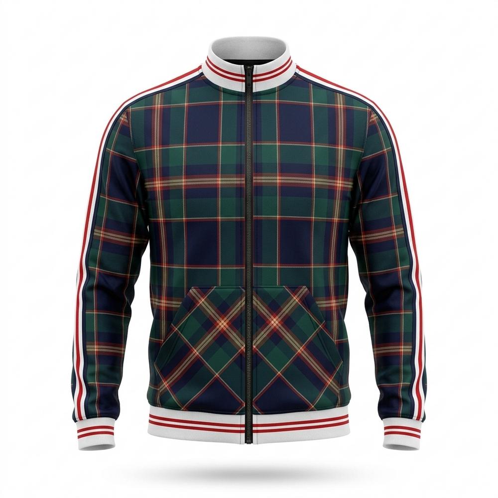 Allsaints Leather - Vahal | Plaid Zip-Up Jacket Unisex