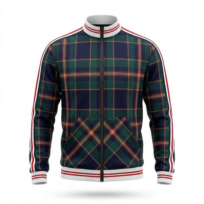 Allsaints Leather - Vahal | Plaid Zip-Up Jacket Unisex