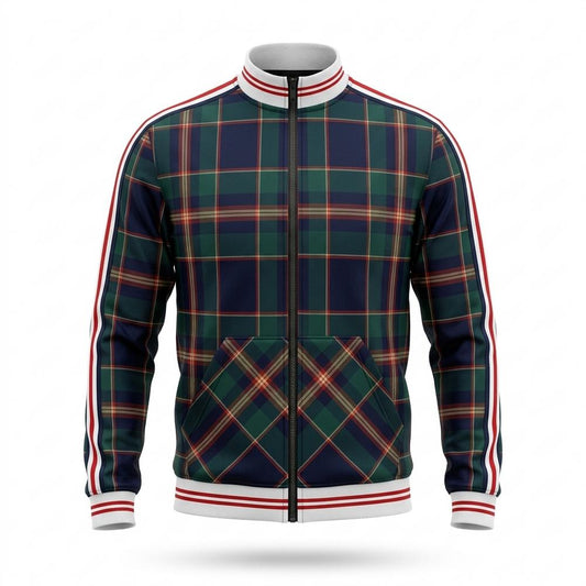 Allsaints Leather - Vahal | Plaid Zip-Up Jacket Unisex