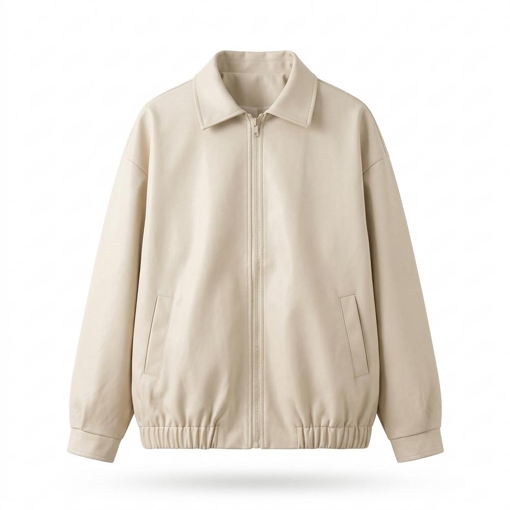 Allsaints Leather - Lesil | Zip-Up Relaxed-Fit Jacket Men