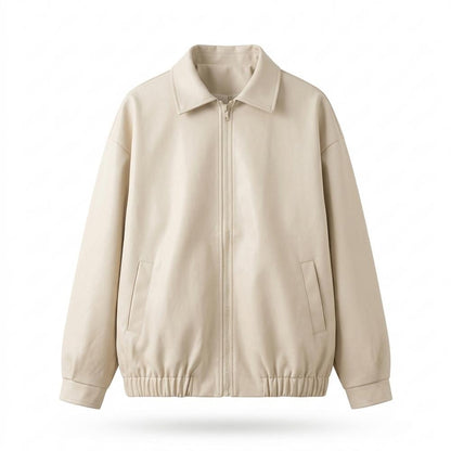 Allsaints Leather - Lesil | Zip-Up Relaxed-Fit Jacket Men