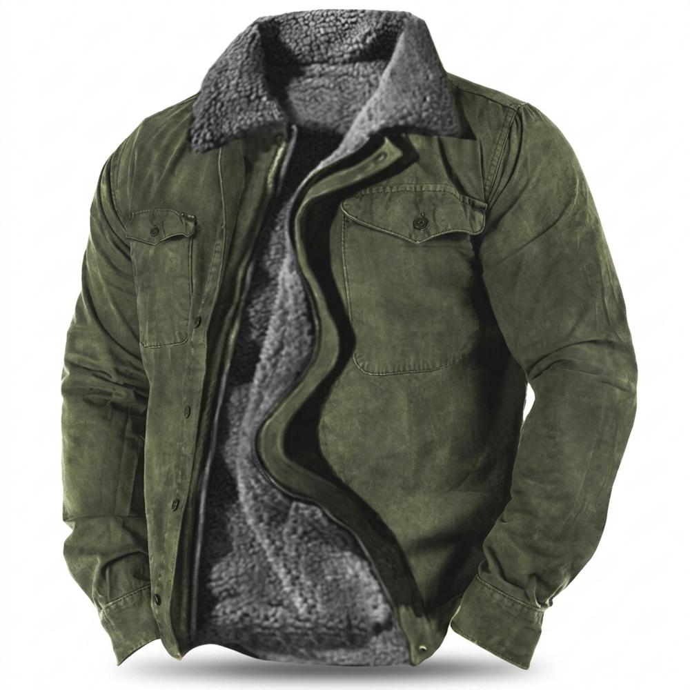 Allsaints Leather - Covel | Fleece-Lined Sueded Jacket Men