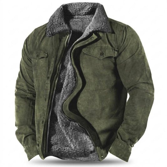 Allsaints Leather - Covel | Fleece-Lined Sueded Jacket Men