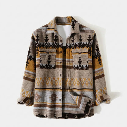 Allsaints Leather - Lylan | Patterned Button-Up Shirt Men