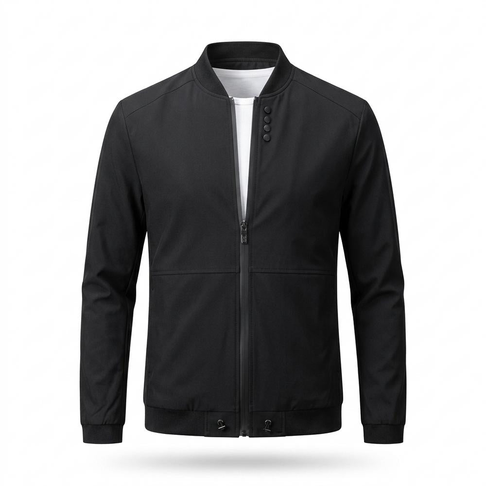 Allsaints Leather - Varev | Zip-Up Slim-Fit Jacket Men